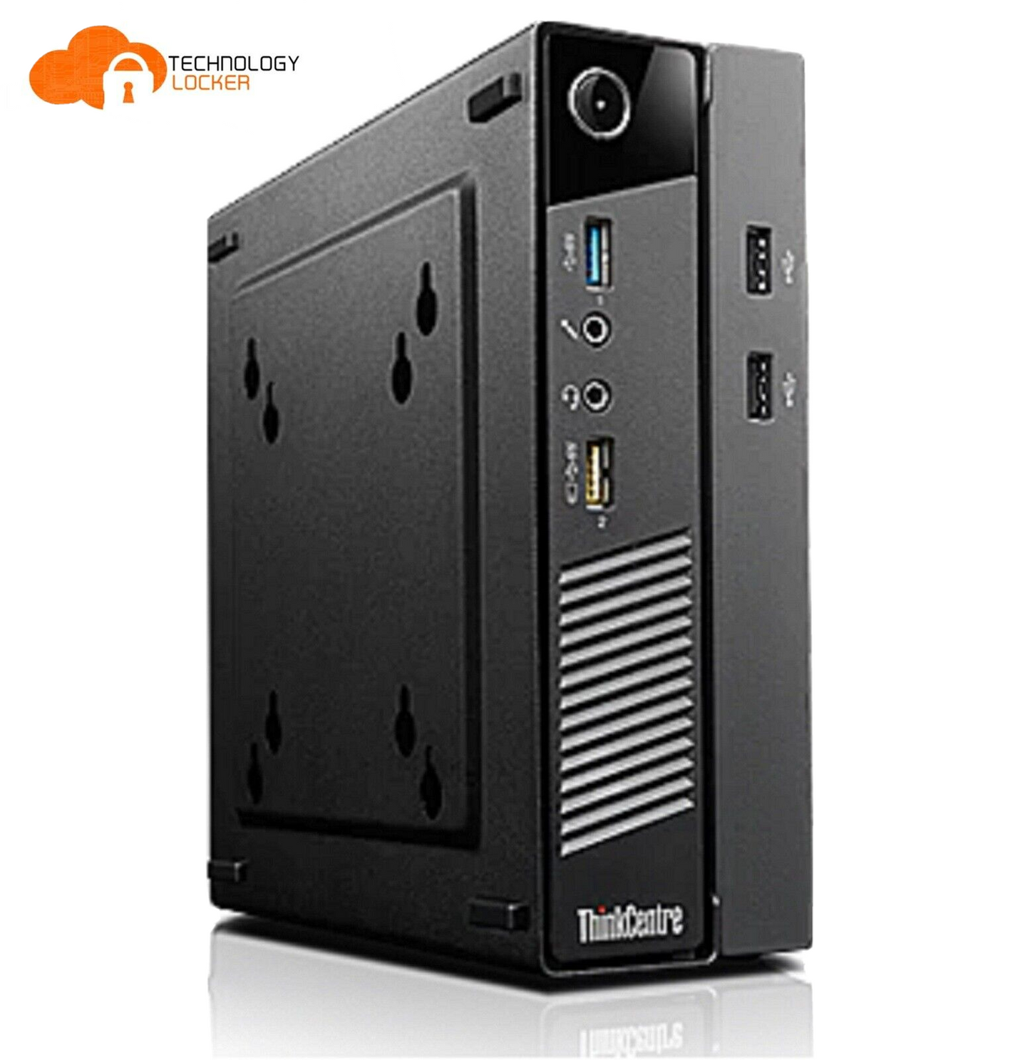 Lenovo ThinkCentre M93p Tiny PC Intel i5-4570T @2.9 8GB 120GB DVD-RW Wins 10 Pro