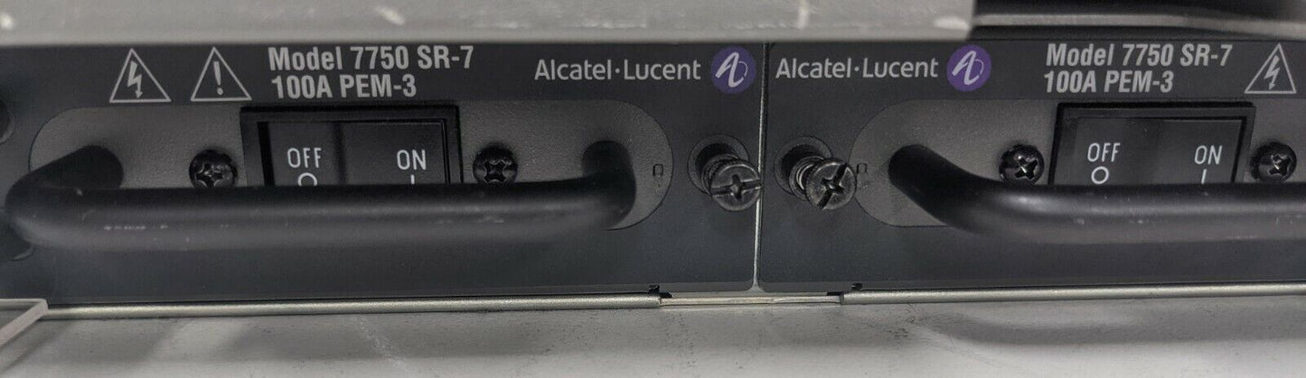 Alcatel-Lucent 7750 SR-7 Service Router IOM3-XP M20-1GB-XP-SFP SR SFM3-7 M4-10GB