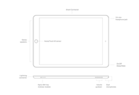 Apple A2198 iPad 7th Gen 10.2 in 128GB Wi-Fi + 4G Cellular Unlocked 10W Adapter