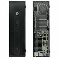 HP ProDesk 600 G2 Desktop SFF PC i3-6100 @3.2 8GB RAM New 128GB SSD Win 11 Pro