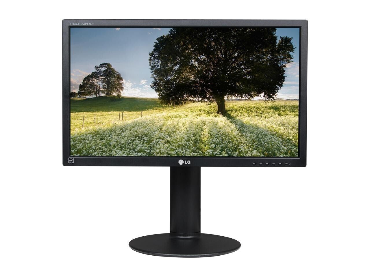 LG FLATRON E2411PU-BN 24" FHD LED-Backlit LCD Monitor VGA DVI USB No Stand