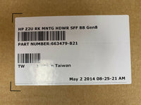 HP 737412-001 663479-B21 RACK MOUNT RAIL KIT PROLIANT DL380P DL380E G8 Gen8