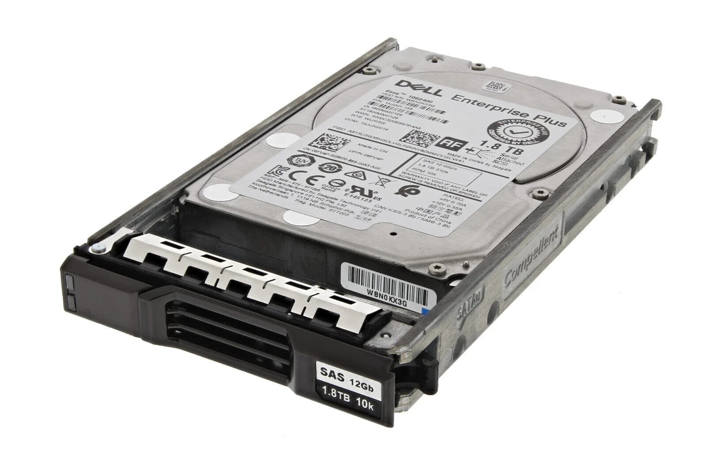 6FV4P DELL Enterprise Plus 1.8TB 10K SAS 12Gbps 2.5in 512e HDD ST1800MM0129