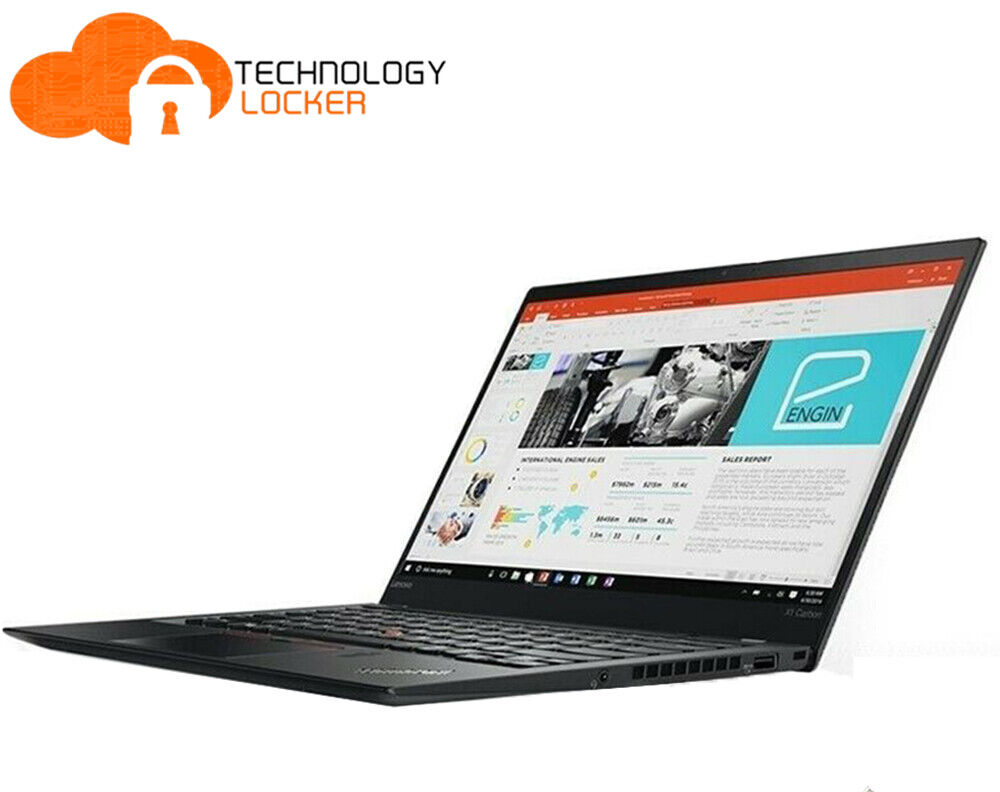 Lenovo ThinkPad X1 Carbon G5 14" Laptop Intel i5-7200U @2.5 8GB 256GB SSD Win 11