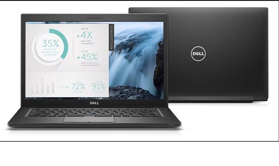 Dell Latitude 7480 Laptop Intel i7-6600U @2.6 8GB RAM 256GB SSD Win 11 Pro FHD