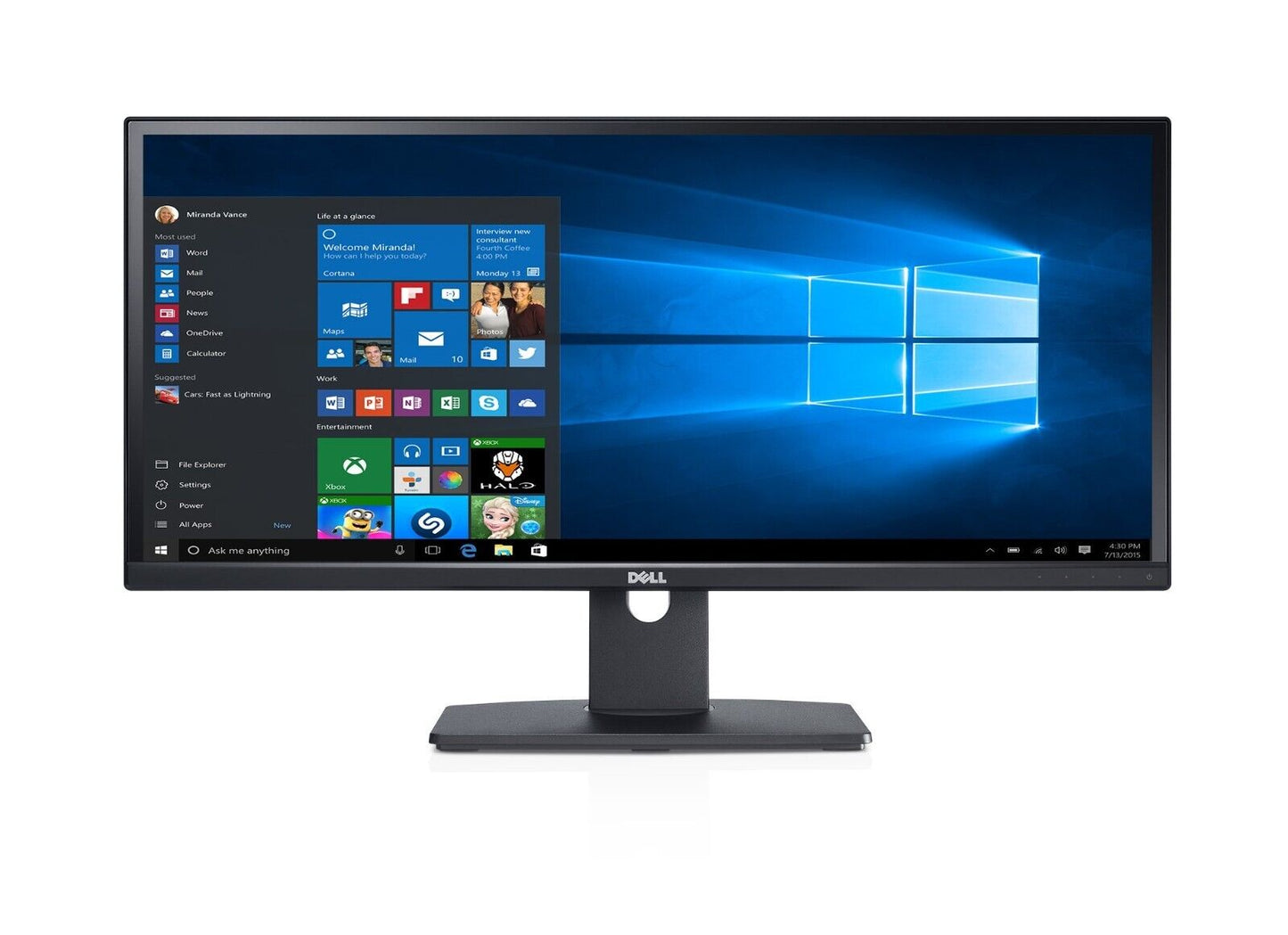 Dell UltraSharp U2913WMT 29" IPS FHD LED Backlit LCD Monitor DP mDP HDMI USB Hub