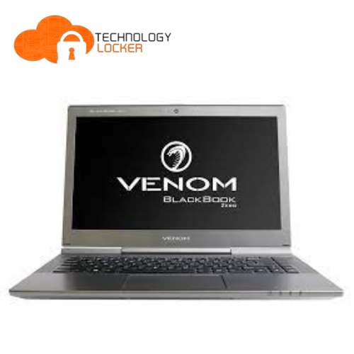 Venom BlackBook Zero Laptop i5-7Y54 @1.20GHz 8GB RAM 256GB SSD Wins 11 Pro FHD