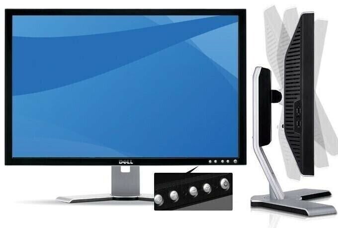 Dell UltraSharp 2208WFPt 22" WideScreen LCD Flat Panel Monitor VGA DVI USB