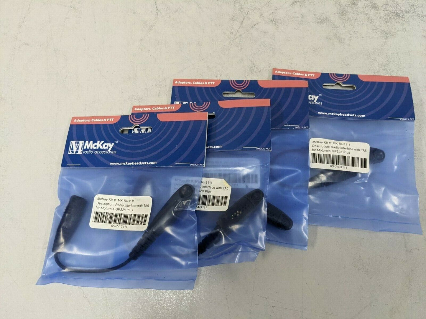 SALE LOT Bundle 4x New McKay Radio Accessory RI-3111 Radio Interface Connector
