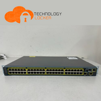 Cisco WS-C2960S-48TD-L Catalyst 48 Gigabit PoE Switch with SFP-10G-SR & Racks