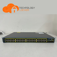 Cisco WS-C2960S-48TS-L Catalyst 48 Gigabit PoE Switch with Rack Mount Brackets
